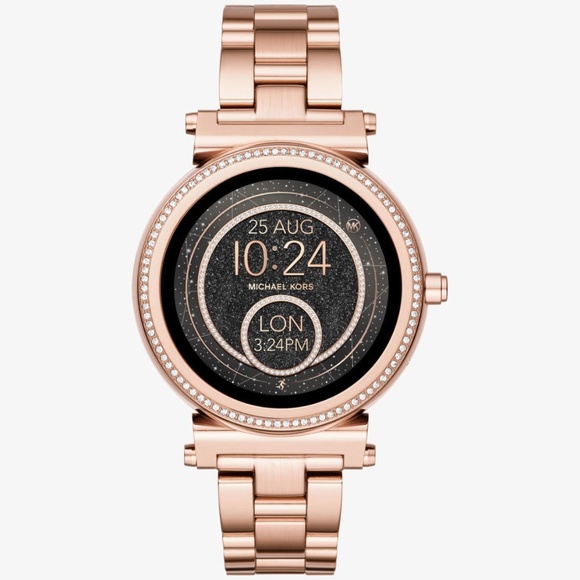 Michael Kors Unisex Rose Gold Smart Watch MKT5022
